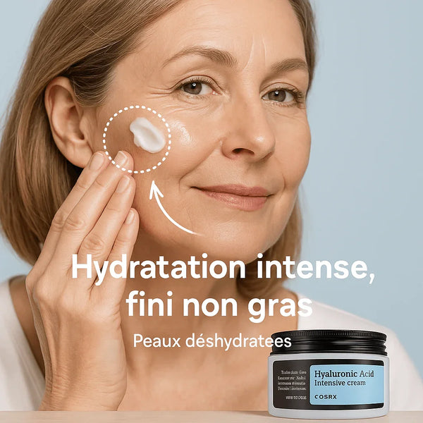 Crème Acide Hyaluronique au thé vert COSRX 50 ML - skinplus